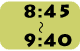 8:45～9:40